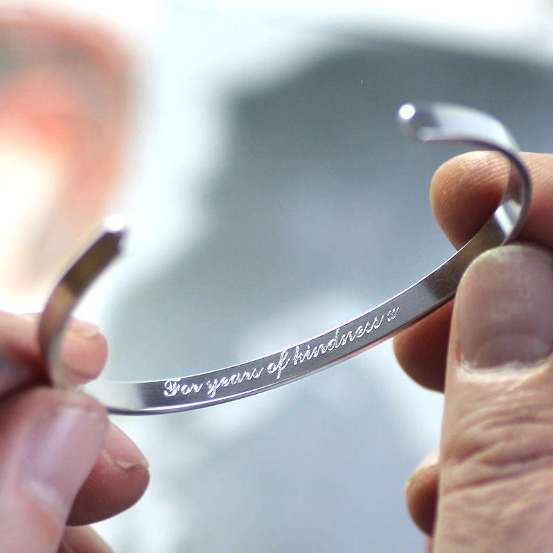 Coordinates Bracelet - Vnox Dropshipping 남성 여성을위한 맞춤형 기본