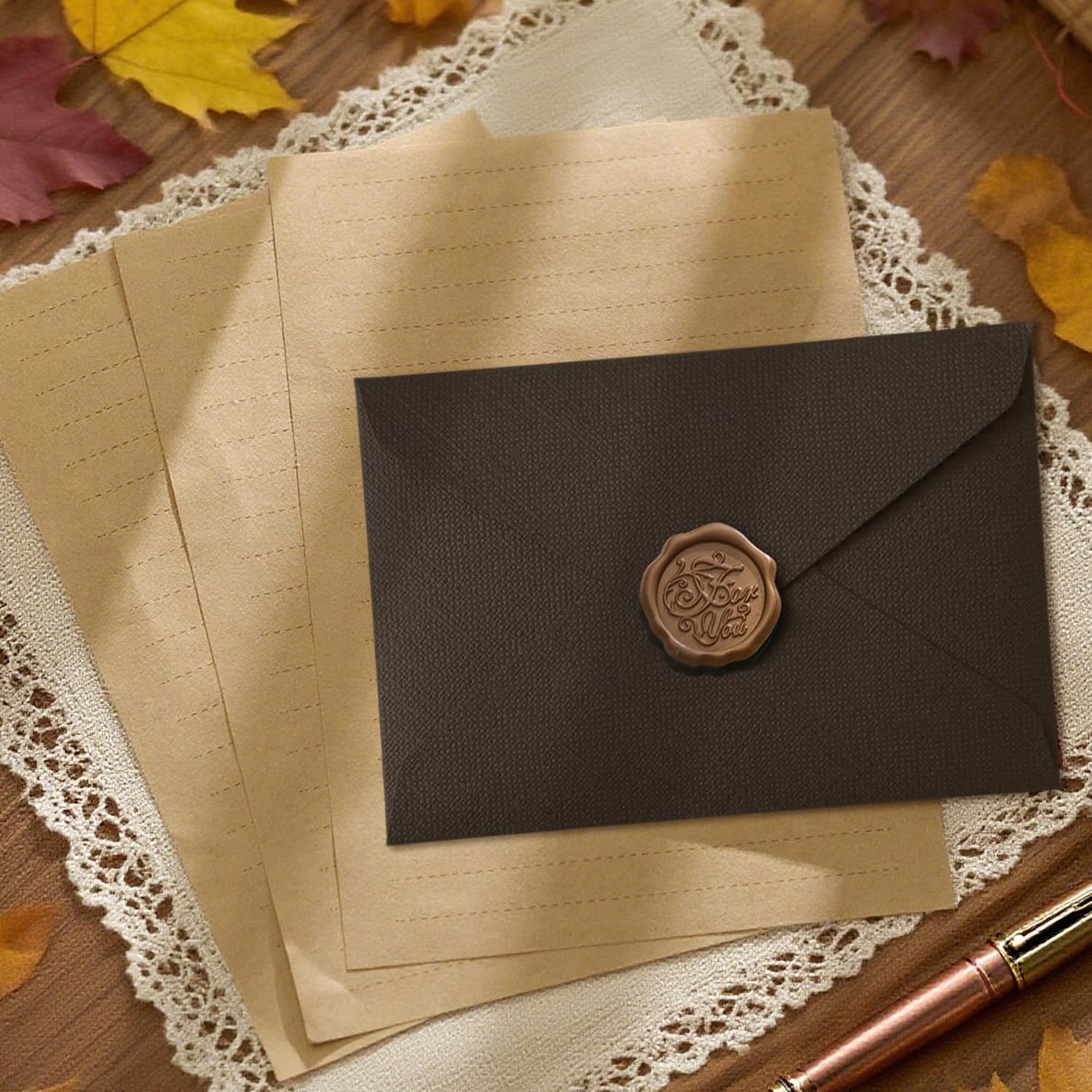22종 빈티지 필기용지 세트 10장 A5 크라프트지 6 - Wax Seal Letter Kit 리뷰 및 가격