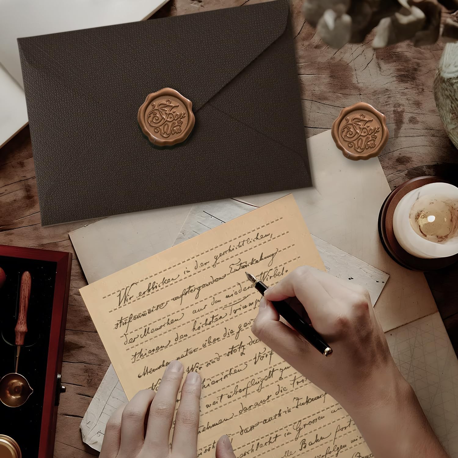 22종 빈티지 필기용지 세트 10장 A5 크라프트지 6 - Wax Seal Letter Kit 리뷰 및 가격