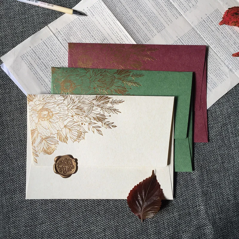 10pcs/패킷 고급 진주 종이 봉투 결혼식 초대장 유 - Wax Seal Letter Kit 리뷰 및 가격