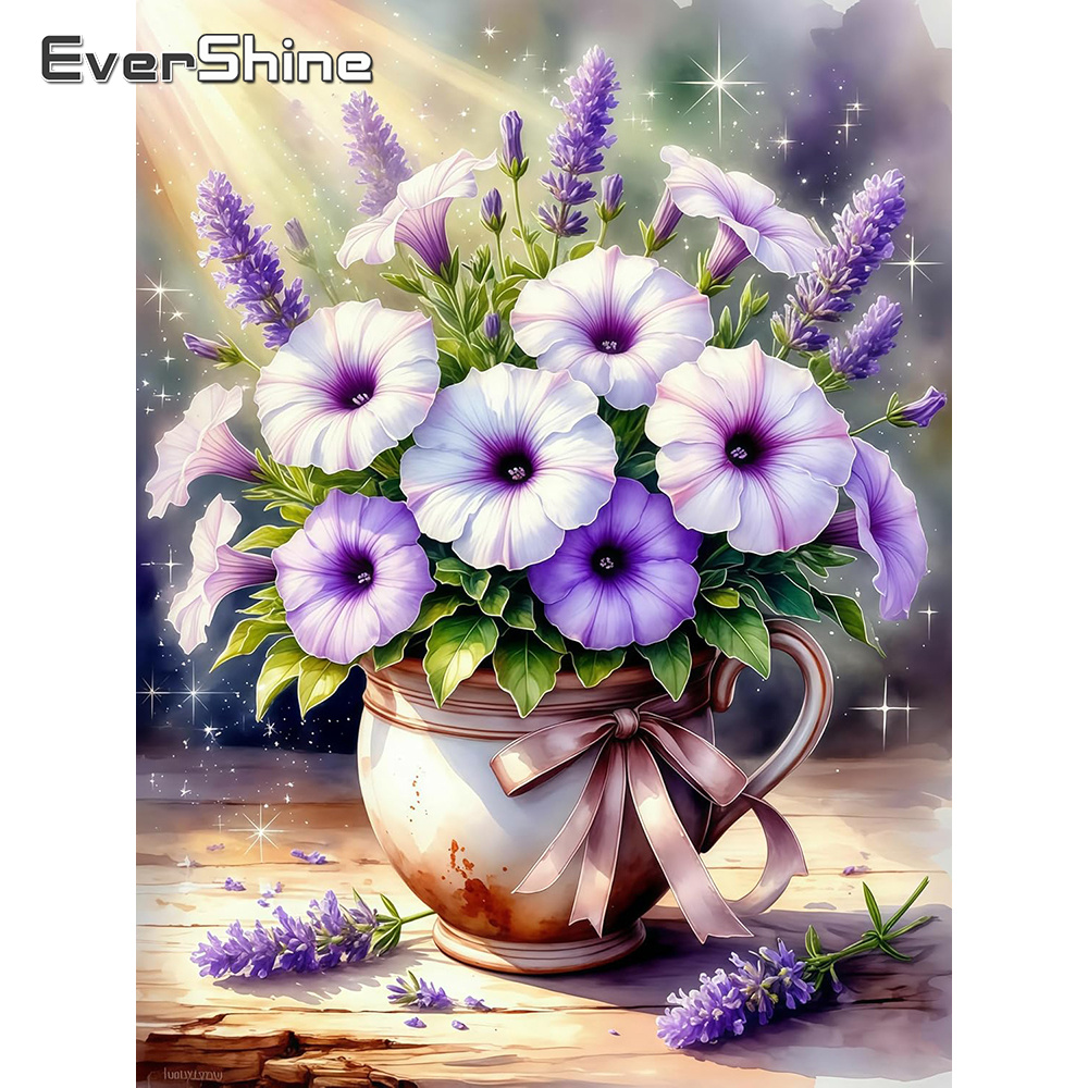 EverShine DIY 다이아몬드 자수 꽃병 다이아몬 - Photo Mosaic Print 리뷰 및 가격