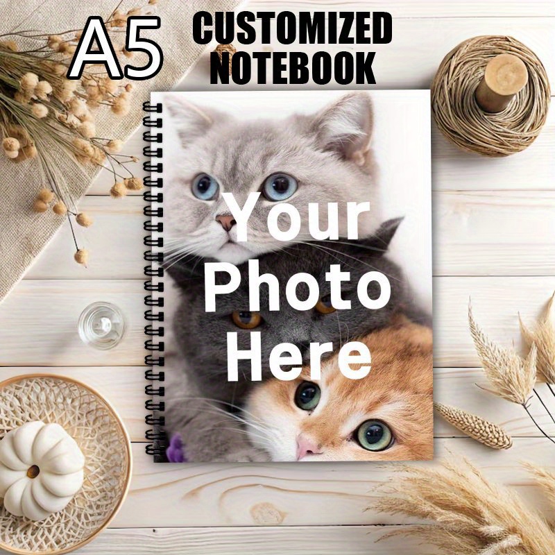 맞춤형 1/2 사진 A5 노트, 개인 맞춤 커버 이름  - Custom Photo Book 리뷰 및 가격