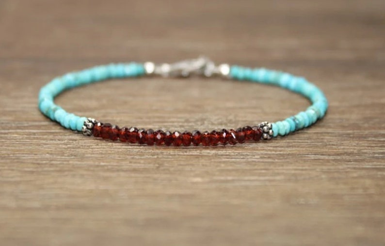 가넷 & 잠자는 숲속의 미녀 청록색 팔찌, 청록색 주얼 - Coordinates Bracelet 리뷰 및 가격
